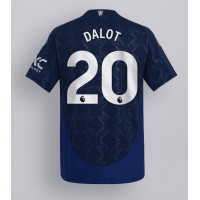 Pánský Fotbalový dres Manchester United Diogo Dalot #20 2024-25 Venkovní Krátký Rukáv